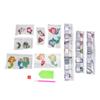 Rhinestone Painting Cartoon Character Sticker Sea Maid Shape Stress Relief Eco Friendly DIY Rhinestone Painting Stickers