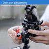 Motorcycle Phone Holder Shock Absorbe Handlebar Shock Resistant Mobile Phone Electric Bike Riding Delivery Navigation Holder