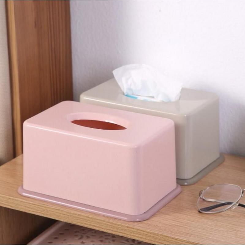 Taschentuchhalter Home Nasstuch Aufbewahrungsbox Desktop Toilettenpapier Aufbewahrungskoffer Serviettenspender Kunststoff Taschentuchbox