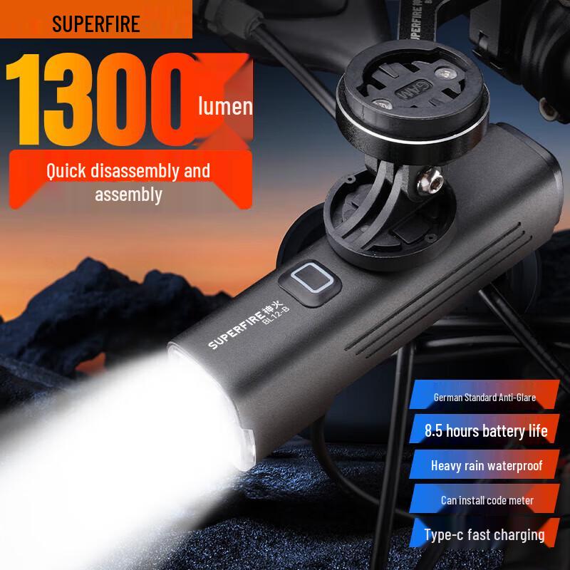 Shenhuo BL12-A Rechargeable Bicycle Headlight