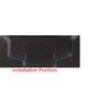 Hood Scoop Air Vent Outlet Insert Cover Trim Black Carbon Fiber Style Fit for Dodge Challenger 2015 2016 2017 2018-2022 Plastic