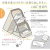 Sonic Pen Case Kakusta Portable Pen Holder with Wide Drawer Violet FD-2045-V