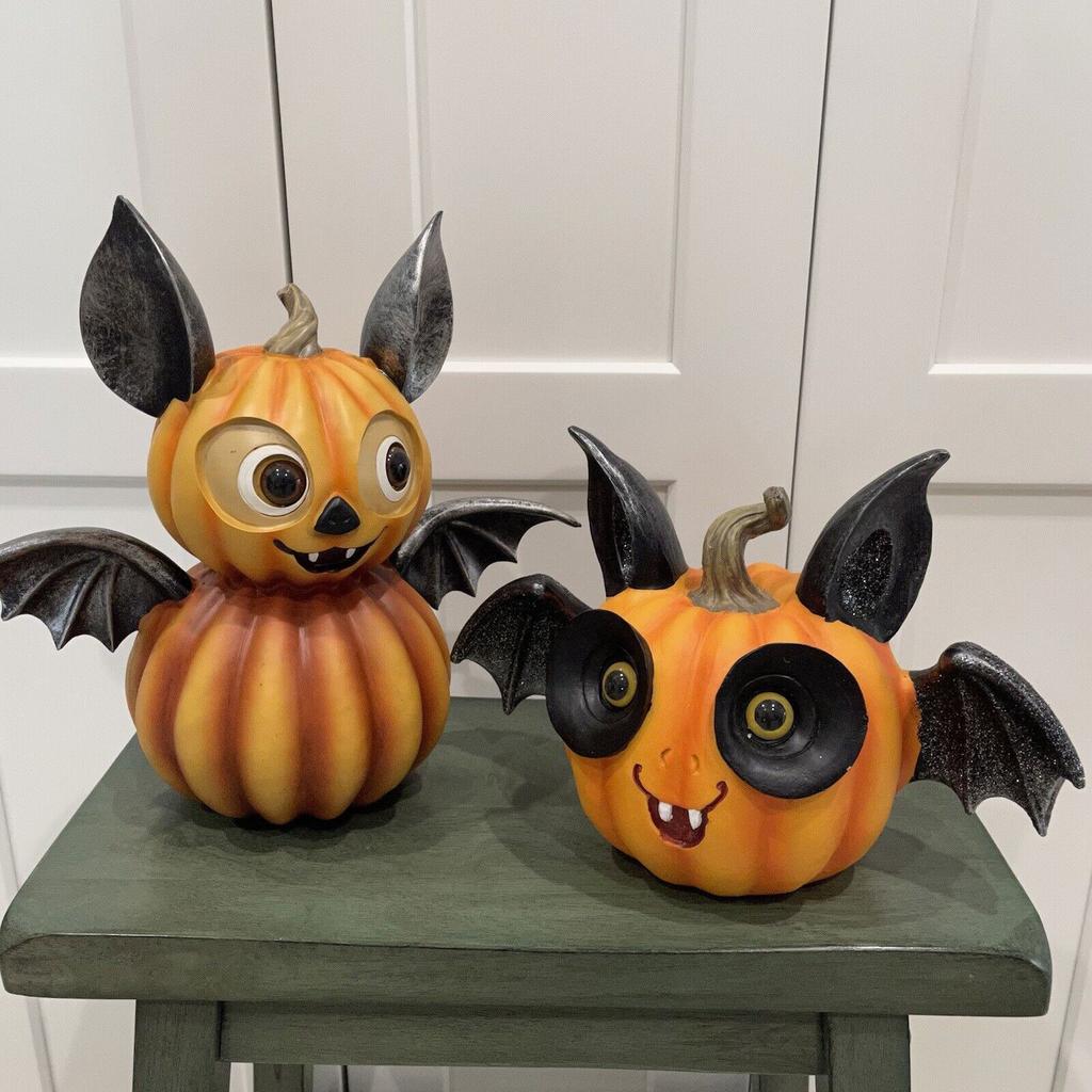 Halloween Pumpkin Statue Decoration Pumpkin Freak Layout Props Living Room Ornaments Festivel Party Cute Statue Decor