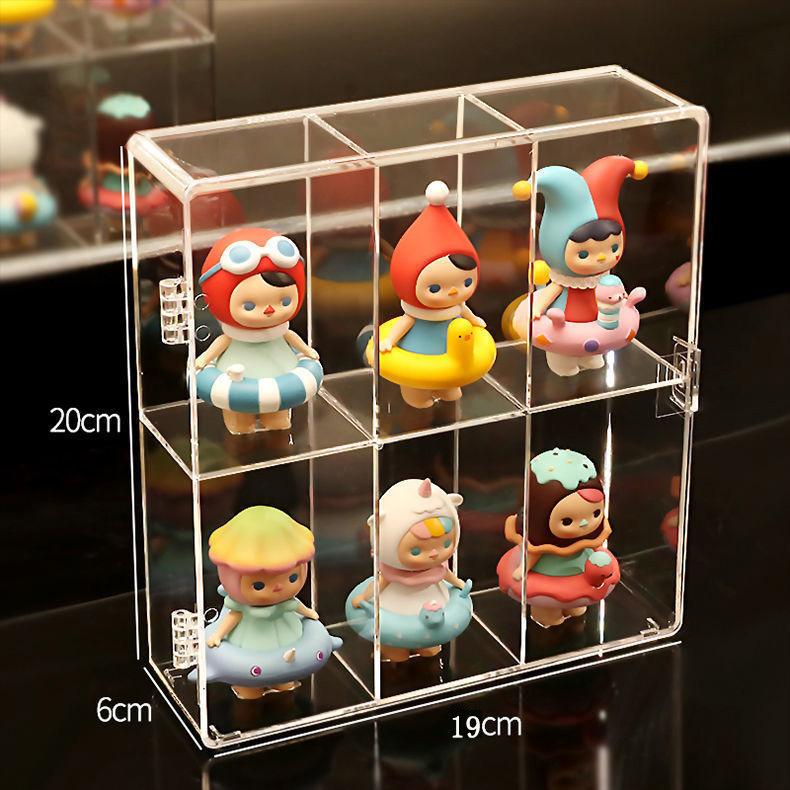 Transparent Blind Box Showcase Storage Doll Blind Box Display Dust-proof Artcrafts Box Handmade Collection Cabinet