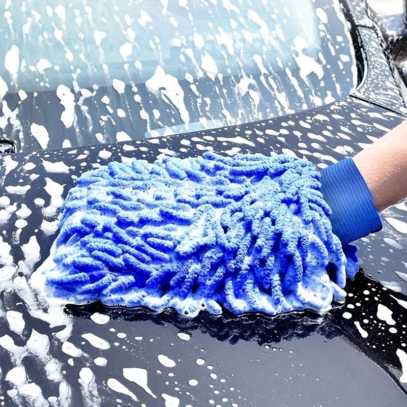 Microfiber Car Wash Gloves Chenille Car Mitt Cleaning Tool Car Detailing Thick Car Care Detailing Brushes Washer Sponge