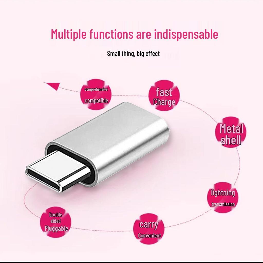 Type-C to Micro OTG Adapter for Fast Charging on Xiaomi and Huawei Phones