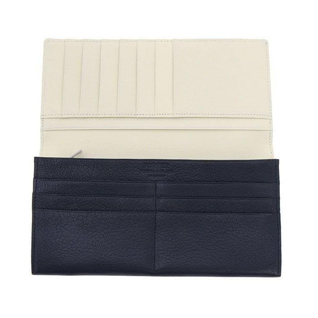 Porter Double Long Wallet x 129-06010 (Schwarz Orange)