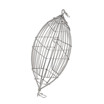 Baits Trap Cage Stainless Steel Baits Cage Basket Feeder Holder Reinforced Practical Catfishes Baits Holder Enduring