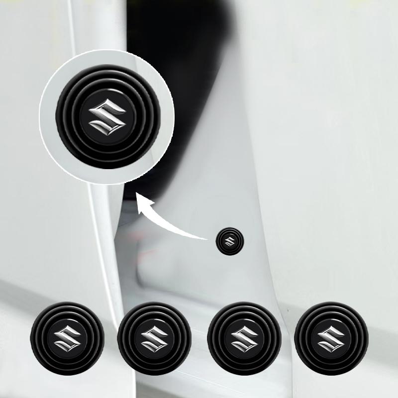 1/2/4pcs Car Door Shock Absorber Cushion Shockproof Pad For Suzuki Jimny GW250 Samurai Vitara Swift Baleno SX4 Ignis Alto Splash Swace