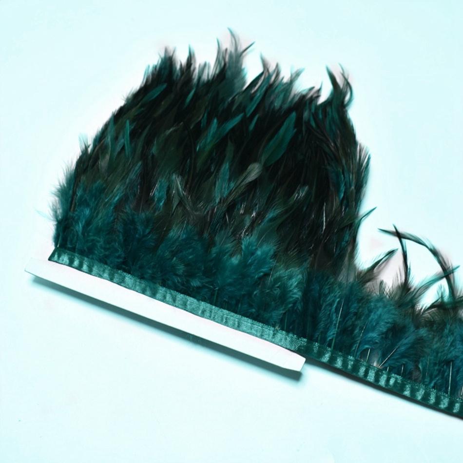 10Meters Natural  Feathers Trim Ribbon Sewing Clothes Handwork Feathers Party Wedding Plumas Crafts DIY Decoration 10-15cm