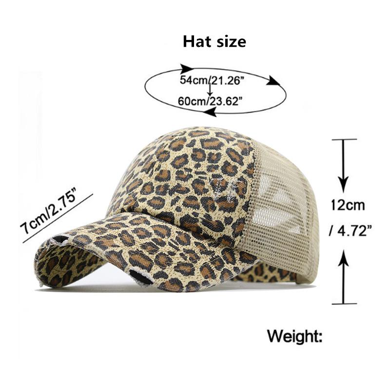 Washed Retro Light Version Elastic Band Cross Ponytail Baseball Net Cap Baseball Cap Cap One Piece