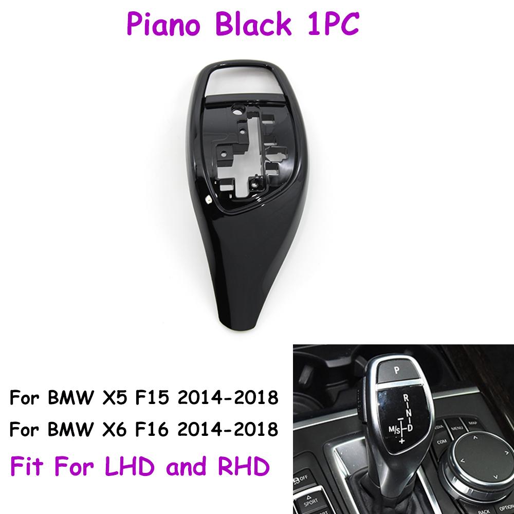 F15 F16 2014-2018 Car Shift Lever Gear Shifter Knob Switch Cover Replacement For BMW X5 X6 Series 61319346827 61319346823
