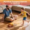 Electric Robotic Octopus for Kids, Dancing Electric Octopus Toy with LEDs and Music, Rechargeable Crawling, Interactive Obstacle Avoidance Sensor,