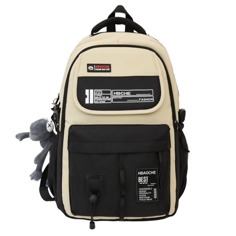 High-quality Backpack Male High School Student Flow Backpack New Sports Style Junior High School Student College Student Schoolbag Female