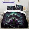 Batman and Joker Bedding Set, 1 Duvet Cover & 2 Pillowcases, Home Bedroom Decor, Nice Gift