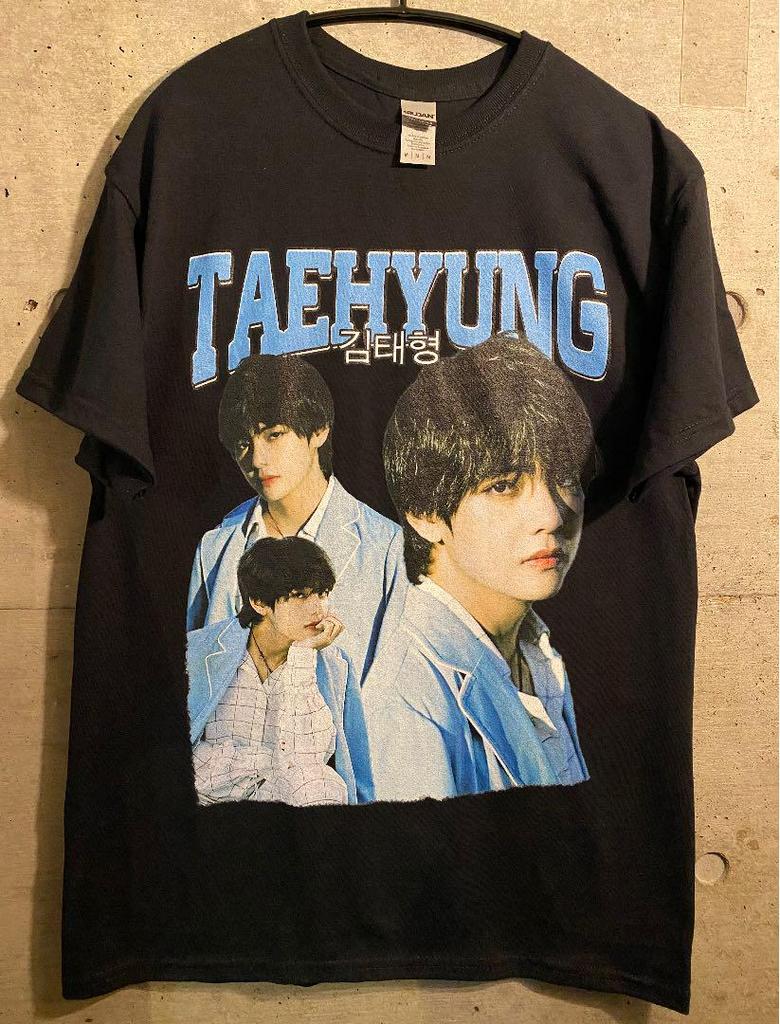 [USED] V Taehyung BTS T-shirt Vintage Layover