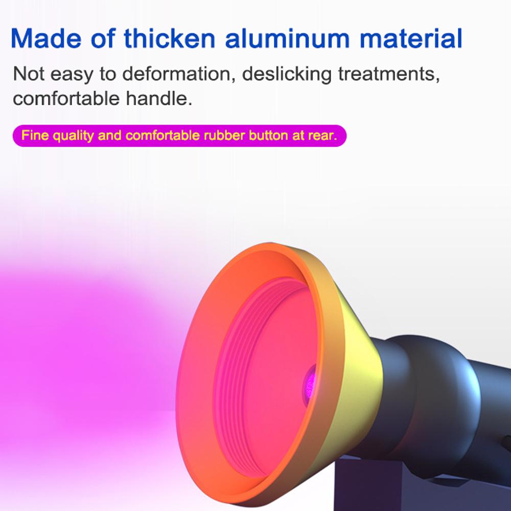 10W lepidlo vytvrzující fialová lampa s vysokou intenzitou zeleného oleje pro rychlé svařování ultrafialovým světlem mobilní telefon