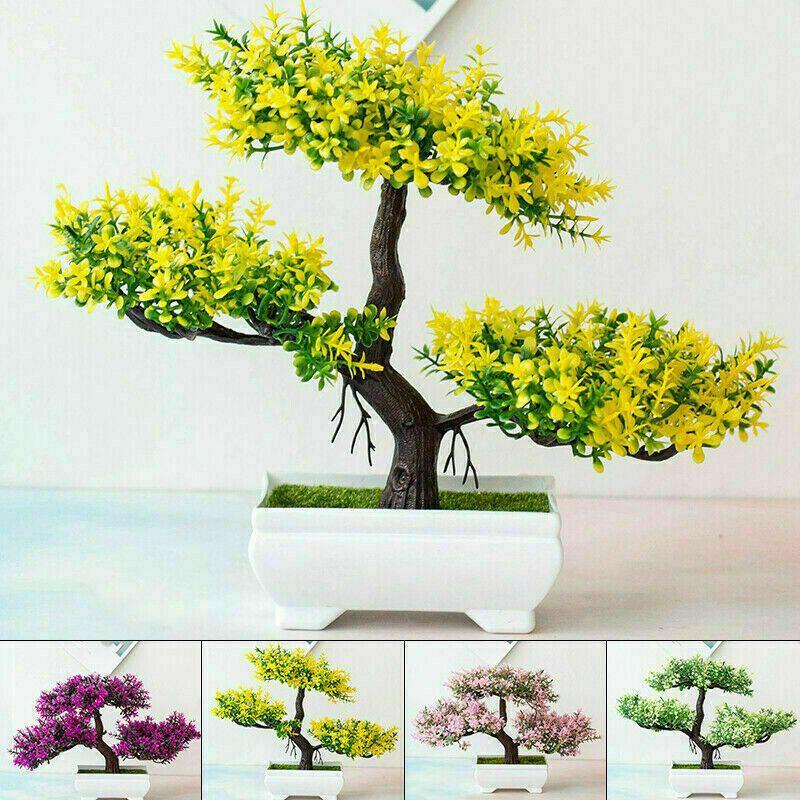 High-quality Realistic Artificial Bonsai Pine Tree Pot Plant For Elegant Home Decor