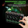 4 Input Auditory Controller Precise Volumes Adjustment Seamlessly Connection For Live Streaming Recording