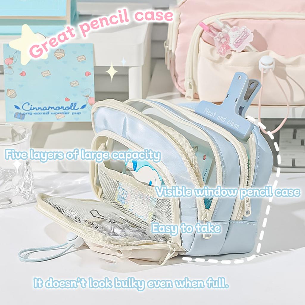 Nieuwe Kawaii Student Potloodtas Grote Capaciteit Leuke Pennen Etui Ins Stijl Kantoorbenodigdheden Opbergtas Schoolbenodigdheden