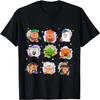 Chicken Nuggets Kürbis Halloween 90er Vintage T-Shirt