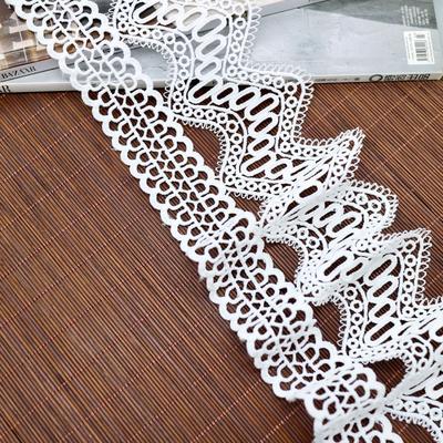 Unilateral Water-Soluble Barcode Lace, Milk Silk Embroidery Diy Accessories Children'S Dress Lace