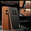 AZNS For Honor Magic7 Pro 5G Case Electroplating Carbon Fiber Texture PU+TPU Phone Cover
