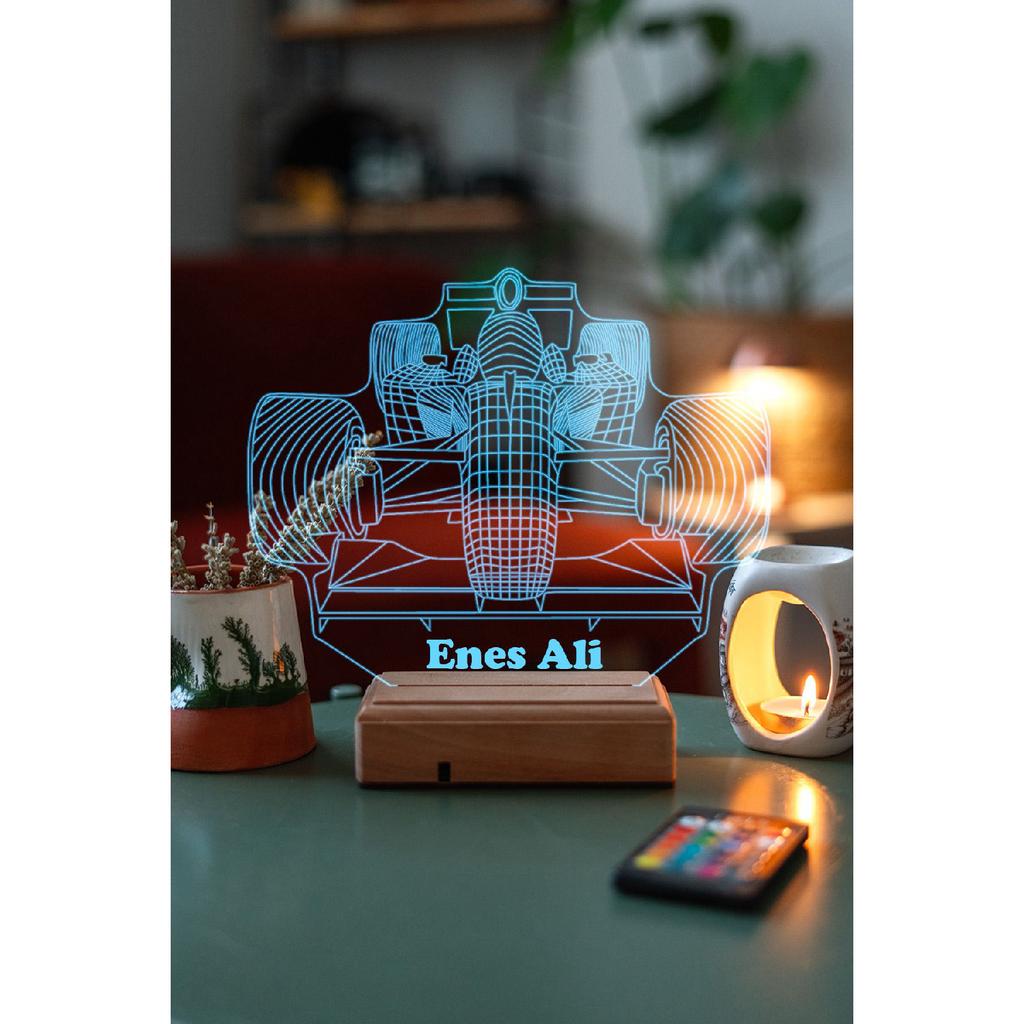 Veilleuse à 16 couleurs contrôlées Formula F1