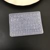 Baroque Pearls Sea Shell Pattern Nail Silicone Mold Reusable Nail Art Mold  For Beginner