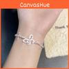 Schmuck Schmetterling Blume Armband Mit Zirkonsteinen Für Frauen Geschenk