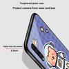 Moon Astronaut Case For Samsung Galaxy A52 A71 A72 A73 A53 Tempered Glass Cover For Samsung A13 5g A03 A22 A21s A03 Core A42 A70