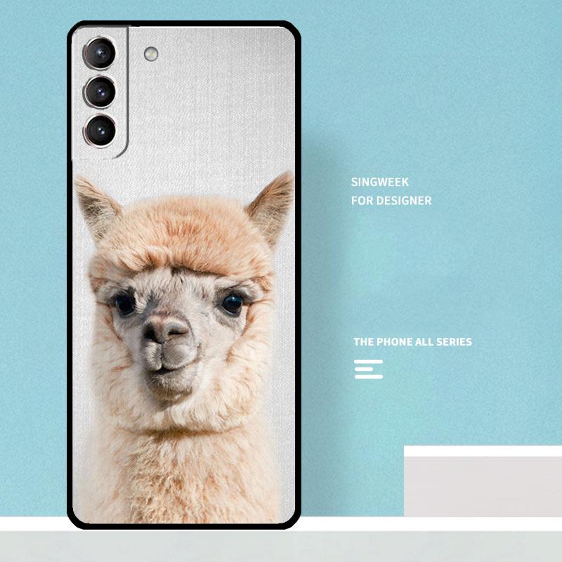 Lama Llama Alpaca Case For Samsung Galaxy S25 Ultra S21 S22 S23 S24 Ultra S9 S10 S20 Plus S25 FE Phone Cover