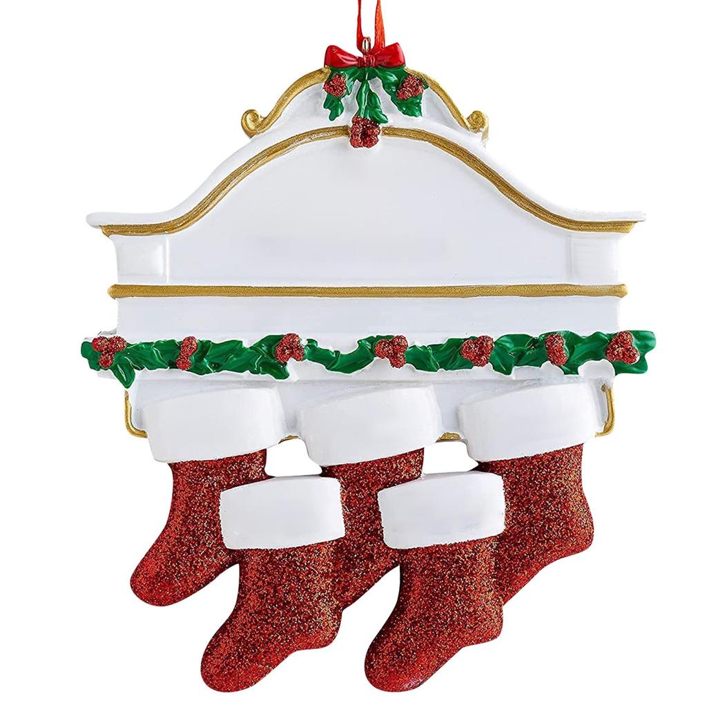 Christmas Ornaments Ornaments Red Socks Personalized Ornaments