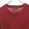 Yves Saint Laurent Wool Blend Long Sleeve Knit L Reddish Sweater Men's Used