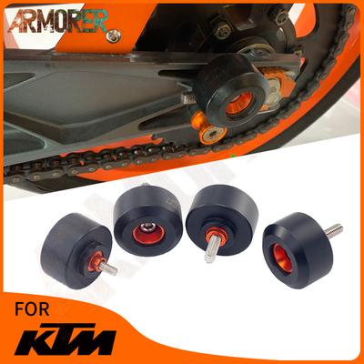 Almohadillas protectoras deslizantes para marco de rueda de horquilla delantera y trasera de motocicleta, almohadillas protectoras contra choques para KTM RC DUKE 2022, 125, 200, 250, 390