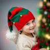 Cross-border winter mom baby parent-child knitted hat festive dress up Santa warm wool hat female Christmas