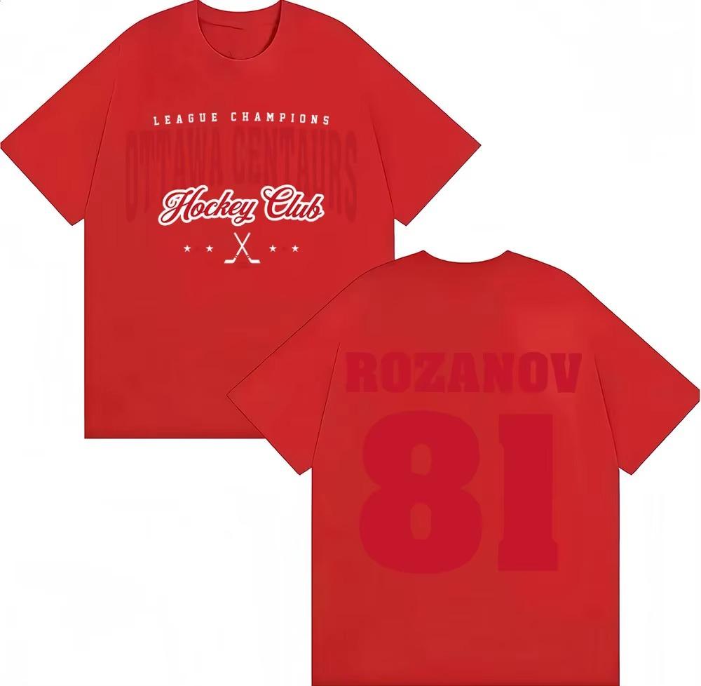 

2026 New TV Heated Rivalry Ilya Rozanov 81 Graphic T Shirt Ottawa Centaurs Fashion Retro Short Sleeve Unisex Women Tshirts Summer 4XL