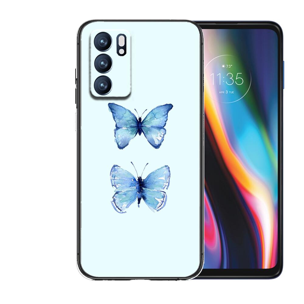Schönes Schmetterlingsmuster für Realme C3 Hülle Weiche Silikon Rückseite OPPO Realme C3 RMX2020 Coque Capa Funda find x3 pro C21 8
