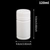 1Pcs Empty Plastic Bottle Food Grade Container Medicine Capsule Pill Refillable Bottle 20Ml-200Ml