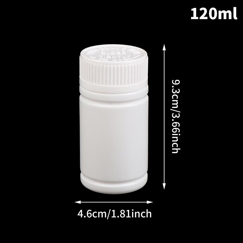 1Pcs Empty Plastic Bottle Food Grade Container Medicine Capsule Pill Refillable Bottle 20Ml-200Ml