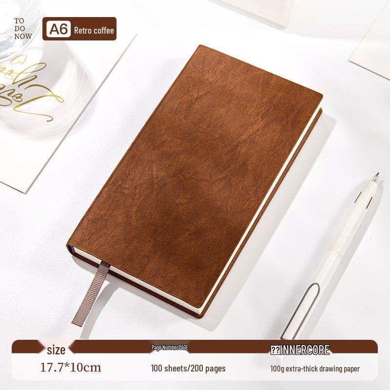

A6 Minimalist Retro Pocket Notebook Planner