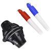 Golfballs Line Marker With 2 Pens Golfball Liner Template Lines Marker Tool Putt Liner 3-Line Golf Ball Marker Stencil