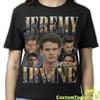 Jeremy Irvine Shirt, British Actor Graphic Tee, War Drama Movie Fan Gift, Vintage Bootleg Tshirt