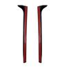 Rear For VW Volkswagen Polo Mk5 6R 6C Window Side Spoiler Fins Moulding Trim Strip  Car Decorative Accessories  2009 - 2017