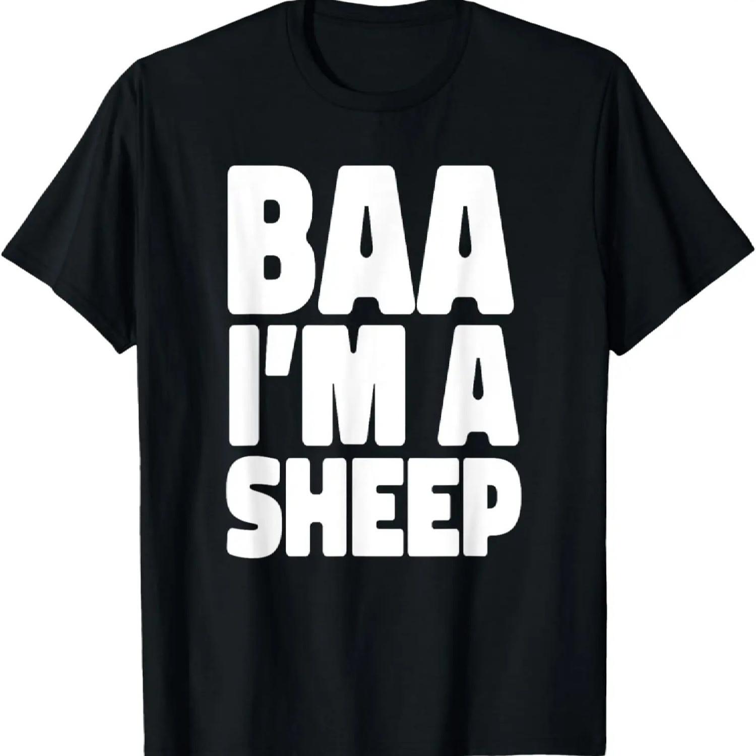 Baa I m A Sheep Funny Costume T-Shirt S