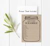 Inkdotpot 50A  Advice CardsA  For Baby Shower Game Mason Jar Advice For New Mom & Dad Gender Neutral Boy Or GirlA  Rustic Kraft Party