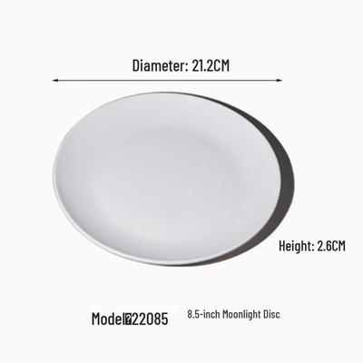 Taishun 8.5-inch Melamine Dinner Plate Set