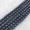Iridescent Black Green Shell Pearl Beads Necklace (4-14mm) DIY Jewelry Accessories