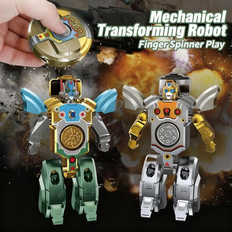 Robot Transformation Fidget Spinner Hand Spinner Toys Deformable Robot Fingertip Gyros Stress Reliefsensory Fidget Toys