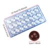 1PC Various Shape Chocolate DIY Mold Lips Pyramid Diagonal Cube Lemon Diamond Rose Football Handbag Heart Candy Tool Gadgets ZYF